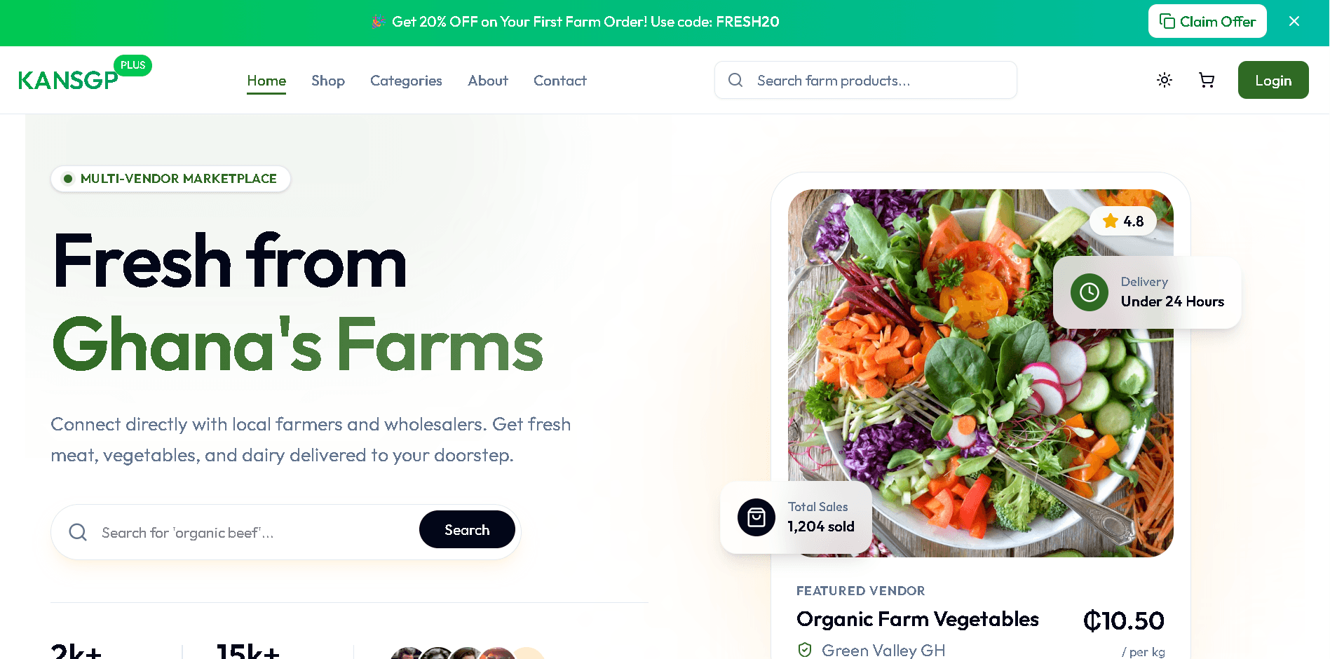KANSGP Store — Multi-Vendor Agritech E-Commerce